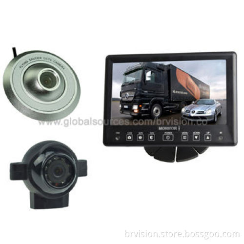 7.0-inch Rearview Camera Systems with IP67 Waterproof Monitor and Mini Dome Camera for Security